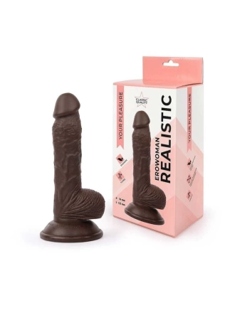 Фаллоимитатор на присоске Erowoman Realistic